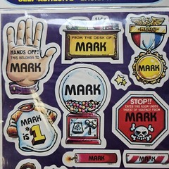 Vintage Lot Of 2 Mark I «Celebrity» Stickers Mark SEALED Made In USA 1982 1983