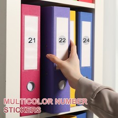 0.8Inch Number Stickers, Number 44 Sticker Numbers Labels Self Adhesive, Black