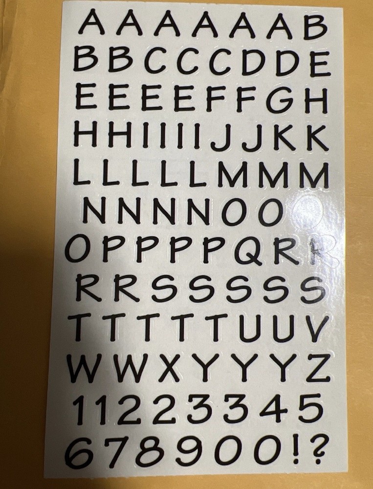 Mrs. Grossman’s Large Stickers Black Alphabet Upper Case