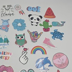 Cute Animals & Insects Sticker Lot – Multicolor Assorted Scrapbooking Designs