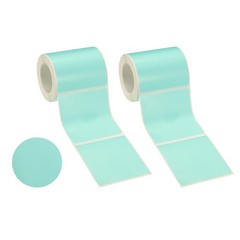 280 Pcs Thermal Sticker Paper, 2×2″ Round Thermal Printer Label, Green