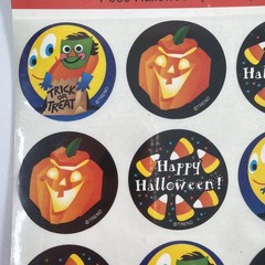 Vintage 1998 Trend Scratch n Sniff Stinky Stickers Halloween Licorice 60 Sealed