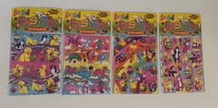 4 Packs of NEW! Vintage Lisa Frank Easter Stickers Set . Rare!
