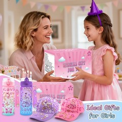 Gifts for Girls 4 5 6 7 8 9 10 Year Old, Decorate Your Own Water Bottle and B…
