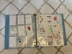 Vintage Mrs Grossman Creative Memories Sticker Collection Lot 18 Pages 1984-1998