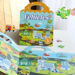 1 Book Jelly Sticker Book Quiet Book DIY Fun for Children’s Scene Stickers