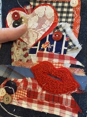 KissVintageUnique Handmade Ephemera, Scrapbook,Junk Journal,tag,embellishment