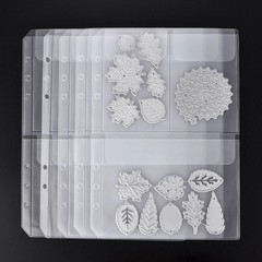 A5 Die Sticker Storage Book Binder Transparent Folders Bag DIY Photocard Stamp