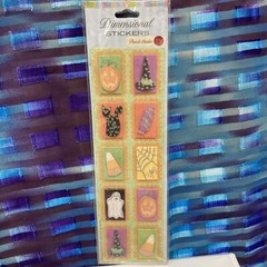 Punch Studio Halloween Seasonal Dimensional Stickers Lot Of 2 Packs NIP