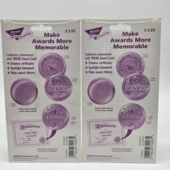 Trend Enterprises Excellence Gold Award Seals Stickers T-74003 Lot Of 2 Packs