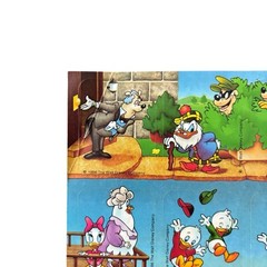 Vintage 1986 Disney Ducktales Full Sheet Graphic Stickers Bank Robbers Design