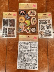 SCRAPBOOK ANGELS THOMAS KINKADE RELIGIOUS BABY STARS 300 LOT STICKERS CRAFT NEW