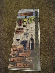 Stickers Cardstock PH 13″ Wine Country Glasses Tasting Room Tour Grapes Corks