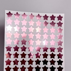 Rose Gold Chrome Star Stickers! – Choose a Size!