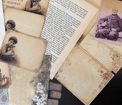 Vintage Rabbit Junk Journal Kit Ephemera Bunny Storybook Cottagecore Scrapbook