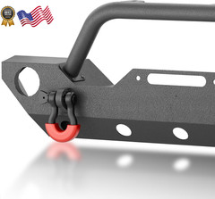 For Wrangler JK JL & Gladiator JT Front Bumper Compatible with 2007-2026 Jeep Wr