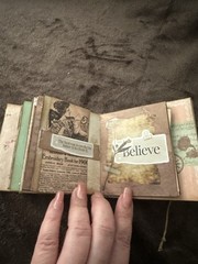 Handmade Junk Journal Mini Brown “Enjoy Your Life” #0774