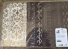 Basic Grey *CAPPELLA* Accessories LOT: 2 Doilies, 6×6 Paper Pad, Take Note Pops+