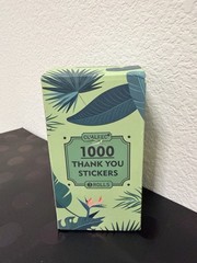 1000 Different 1.5″ Thank You Stickers Thank You Small Business Labels
