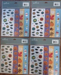 Hallmark Stickers Easter, Smiley Face,Fall, Snowman, Halloween,Valentine, St Pat