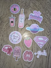 Pink Stickers 100 Stickers Decals Vcso New Girly Lockers Laptop Tumbler Fun Cool
