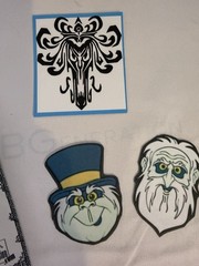 Disney Haunted Mansion Handmade Card Stock Cut Outs For Scrapbooking Crafts
