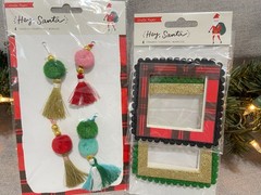 Crate Paper Hey Santa Christmas Frames and Tassels