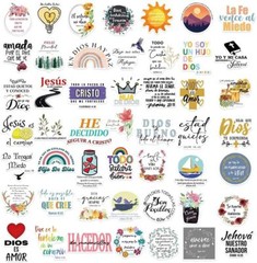 Spanish Bible Aesthetic Stickers, Motivational Christian Jesus Bibles