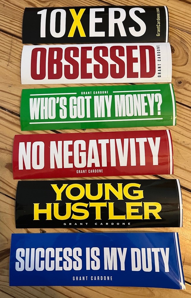 6 Grant Cardone Stickers