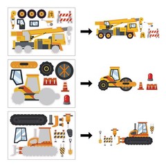 24 Sheets Construction Truck Stickers Make Your Own Truck Stickers Boys Birth…
