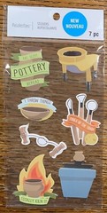 Recollections Making Ceramic POTTERY Wheel Throwing Slip Clay Tools Kiln Sticker