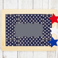 65.6 Ft Patriotic Bulletin Board Border Vintage Red White Blue Stars Stripes