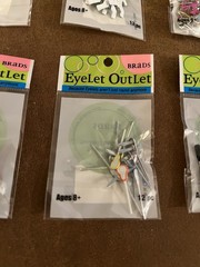 Eyelet Outlet Brads Lot of Sports NEW 6 packs Card Making Scrapbooking Athlete