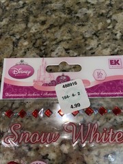 Disney Snow White Scrapbook Sticker Set