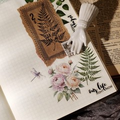 Fairy Rub-on Transfer Stickers 2 Sheets Use for Fabric Paper Wood Chips DIY