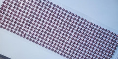 CraftbuddyUS 504 pcs (36 Stripes) x 6 mm Self Adhesive Round Gems, Color – PLUM