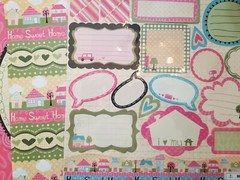 Reduced Nikki Sivils, My Little Shoebox, Adorn Family Scrapbook Stickers Diecuts