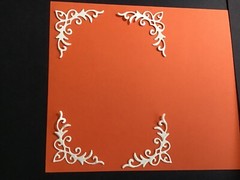 Page Corners Photo Corners Fancy Flourish Filagree Corner Die Cuts 12 pcs 1-3/8”