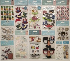 Lot of 13 all JOLEE’S BOUTIQUE Dimensional Scrapbooking Stickers Mix