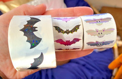 Retro Stickers Off The Roll: Fall, Christmas, Winter, + Halloween: You Choose!