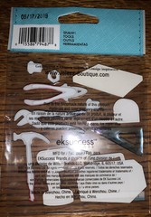 RARE Jolees Tools Bag Hammer Wrench Pliers Screwdriver Handyman Dad Me Fix It 3D
