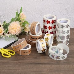 1 Roll Stickers 1×3 Inch Adhesive Rectangle Gift Seal Labels 120 Count Roll