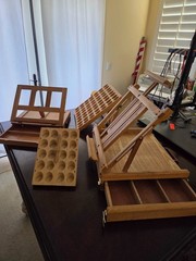 Wooden scrapbooking supply Tables Solana