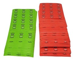 Stinky Stickers Red & Green Smiley Face 164 Full Sheets 2009 Total Stickers