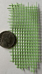 MESH RECTANGLE Die-Cut Embellishments(3pc)Pattern•Lines •Nets•Card Making•