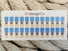 24 Water Delivery Planner Stickers for Various Types of Planners (#193)
