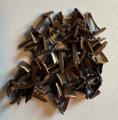 Antique Bronze Mini Metal Brads 50 Pcs Scrapbook Card Junk Journal Office #BR6