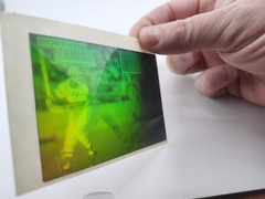 VTG Polaroid 3-D 90’s Hologram Sticker – Roberto Clemente 3K HITS ~ 2.5 X 3.5″