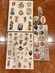 SCRAPBOOK ANGELS THOMAS KINKADE RELIGIOUS BABY STARS 300 LOT STICKERS CRAFT NEW