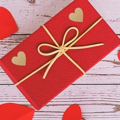 Hybsk Kraft Heart Stickers Valentine’s Day Crafting Scrapbooking 30mm Adhesive